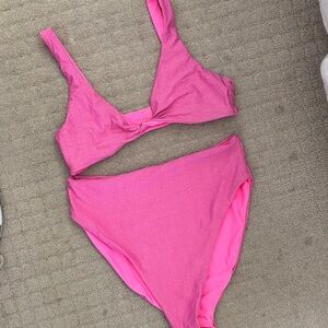 SKATIE reversible pink swim set